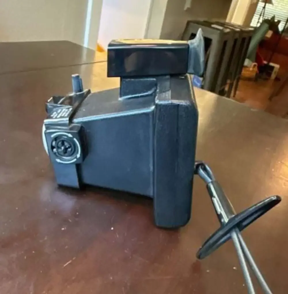 Vintage Polaroid Square Shooter 2 Instant Land Camera, Strap